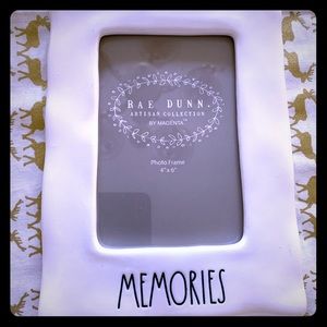 Rae Dunn MEMORIES 4x6 picture frame